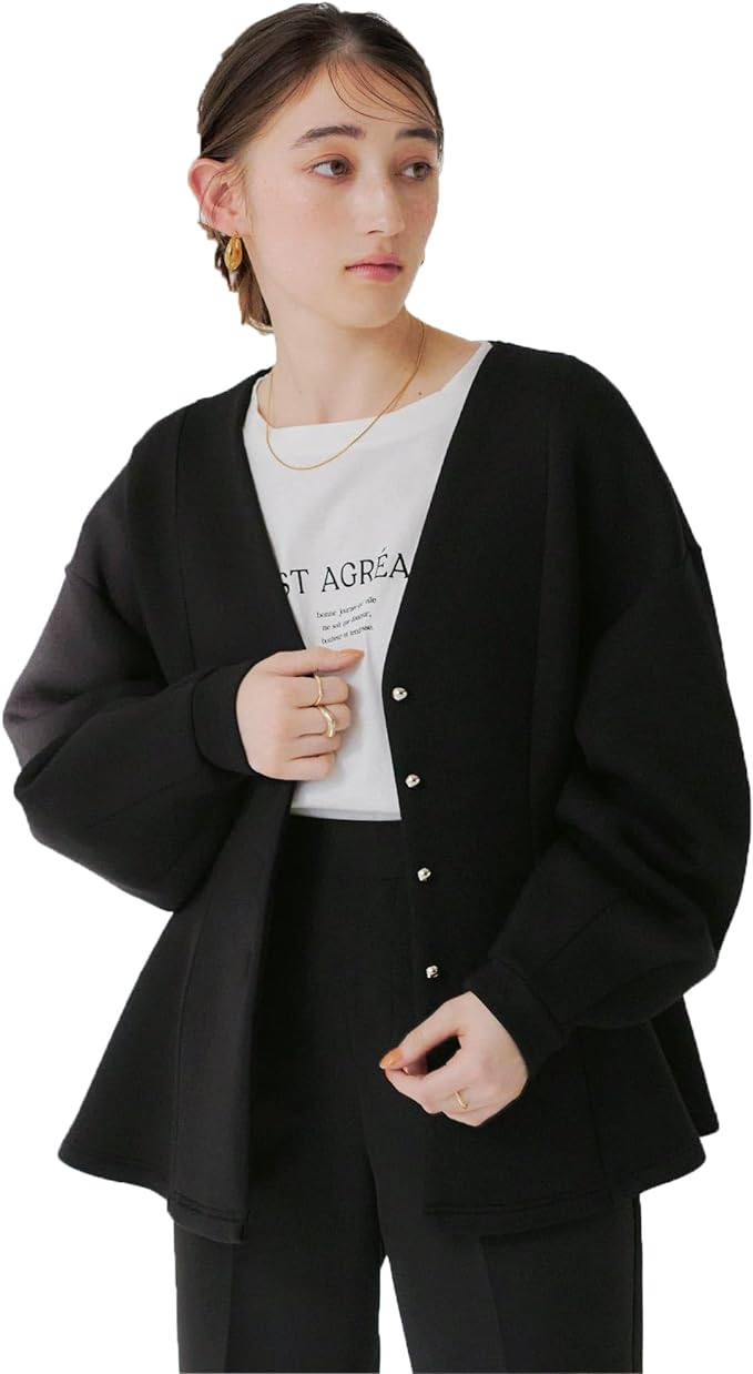 ティティベイト(titivate) ペプラムシルエットジャケット