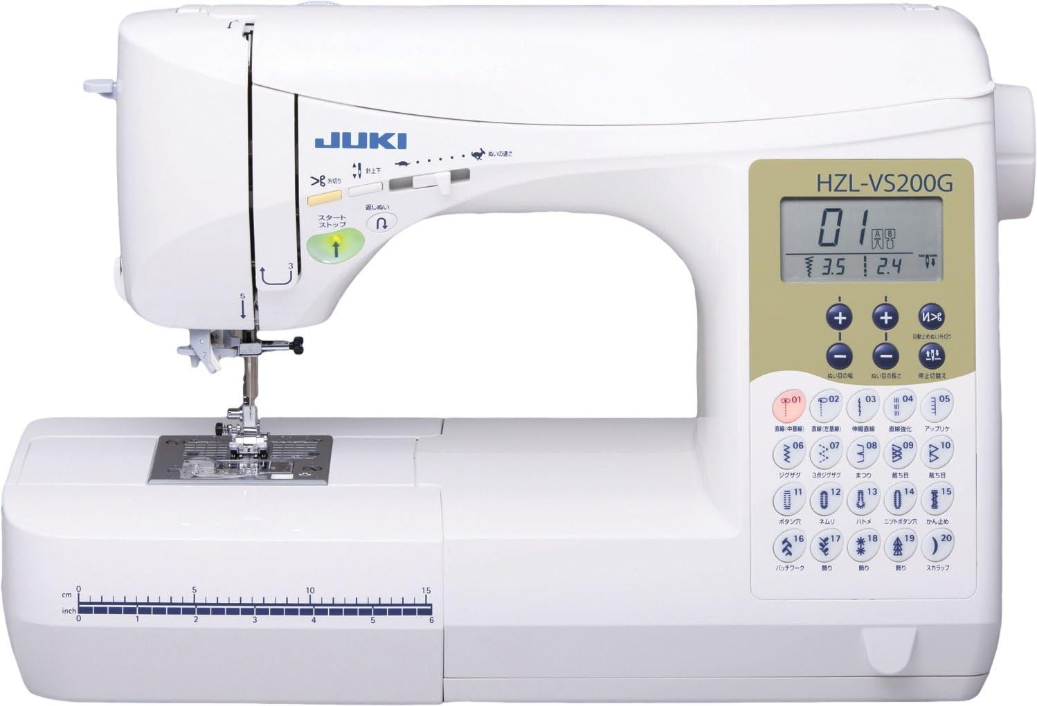 ジューキ(JUKI) 家庭用ミシン HZL-VS200G 2014