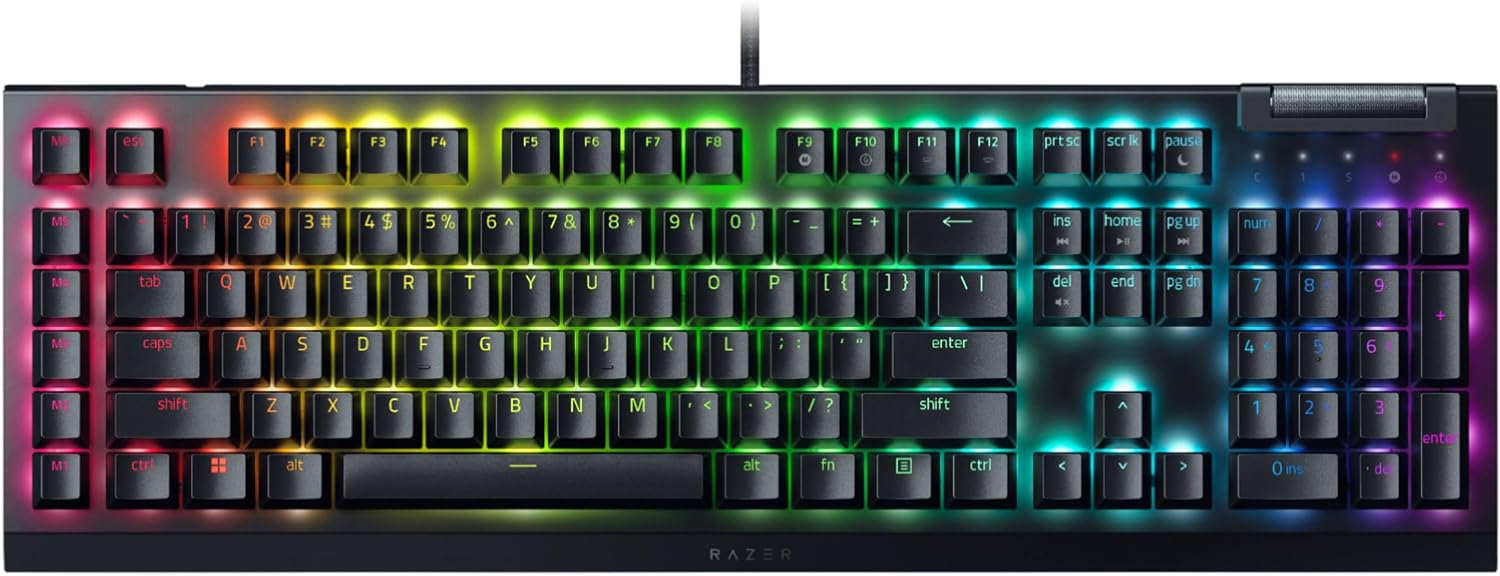 レイザー(Razer) BLACKWIDOW V4 X Green Switch RZ03-04700100-R3M1 2023