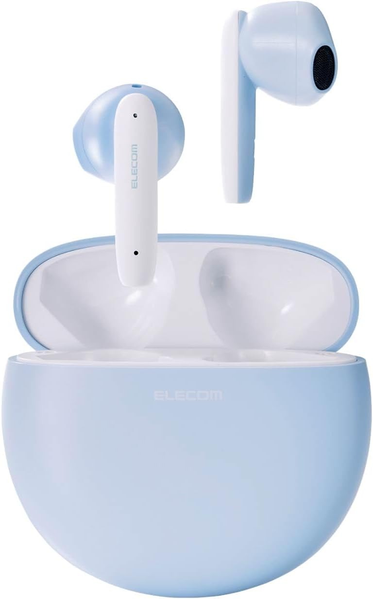 エレコム(ELECOM) 完全ワイヤレスBluetoothヘッドホン LBT-TWS17CS 2024