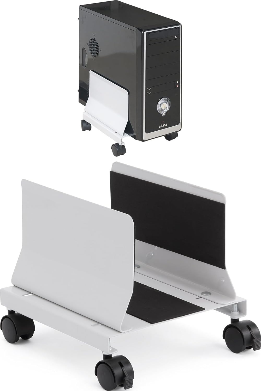 サンワサプライ(SANWA SUPPLY) キャスター付きCPUスタンド 幅13.2cm~21.2cm カバンスタンド 無段階調節 100-CPU003 2017