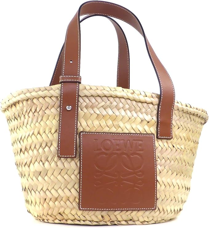 ロエベ(LOEWE) バスケットバッグ ヤシの葉&カーフ