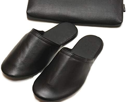 携帯スリッパ屋さん フェイクレザー製 メンズ携帯スリッパ 左右つき