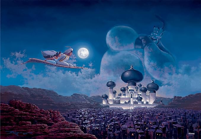 テンヨー(Tenyo) ステンドアートジグソーパズル ぎゅっと500ピース フライト オーバー アグラバー アラジン スペシャルアートコレクション DSG-500-436