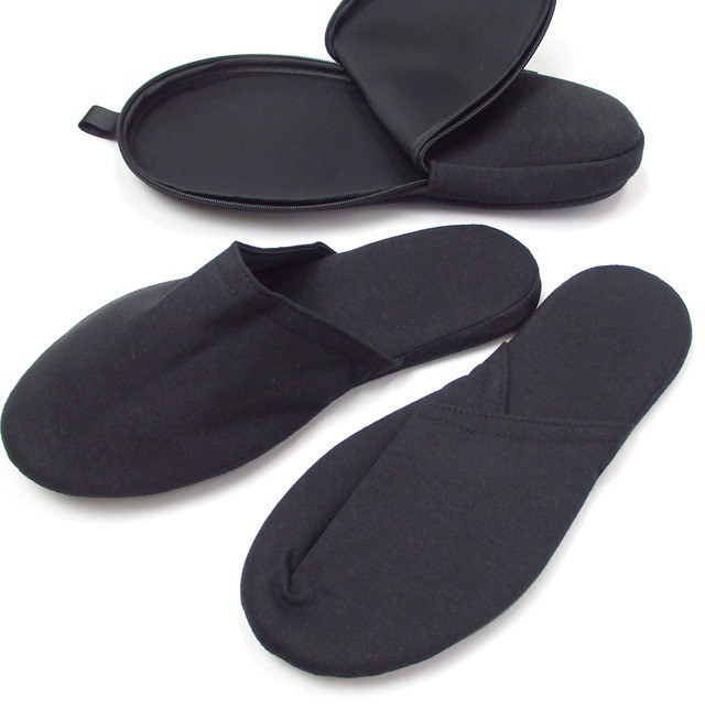 夢工房 携帯スリッパ ニット