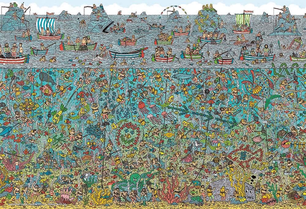 ビバリー(BEVERLY) ジグソーパズル Where's Wally? 深海のダイバー M81-731