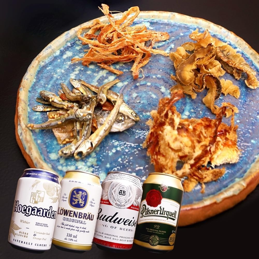 酒本舗はな 世界のビールと厳選おつまみ4種詰め合わせギフト