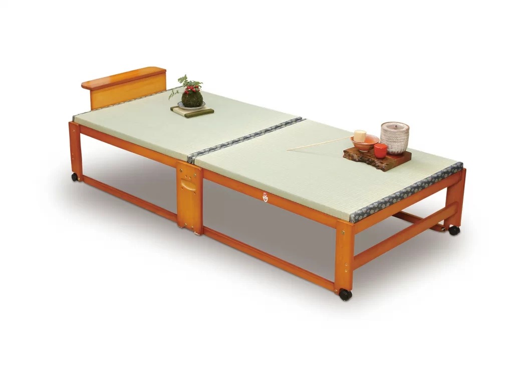 中居木工 折りたたみベッド畳 ハイタイプ NK-2787