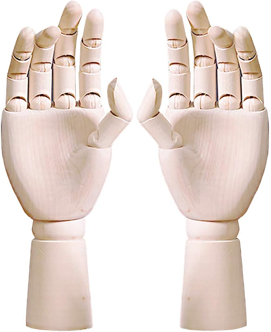 フェリモア ハンドマネキン デッサン人形 左右ペアセット