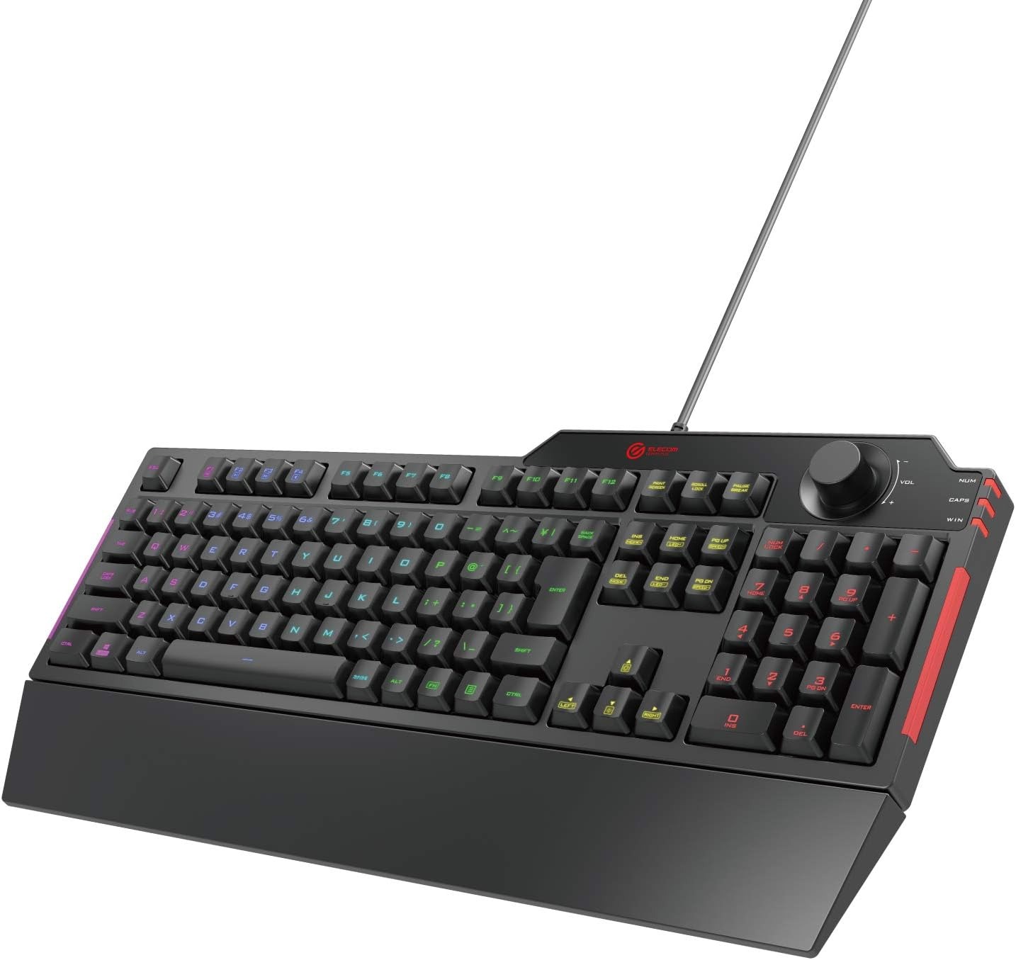 エレコム(ELECOM) メンブレンゲーミングキーボード TK-G02UMBK 2021