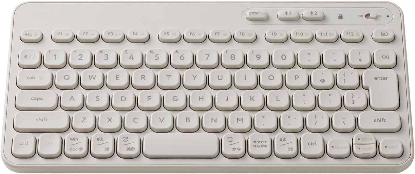 エレコム(ELECOM) Bluetoothミニキーボード TK-CM10BMK 2024