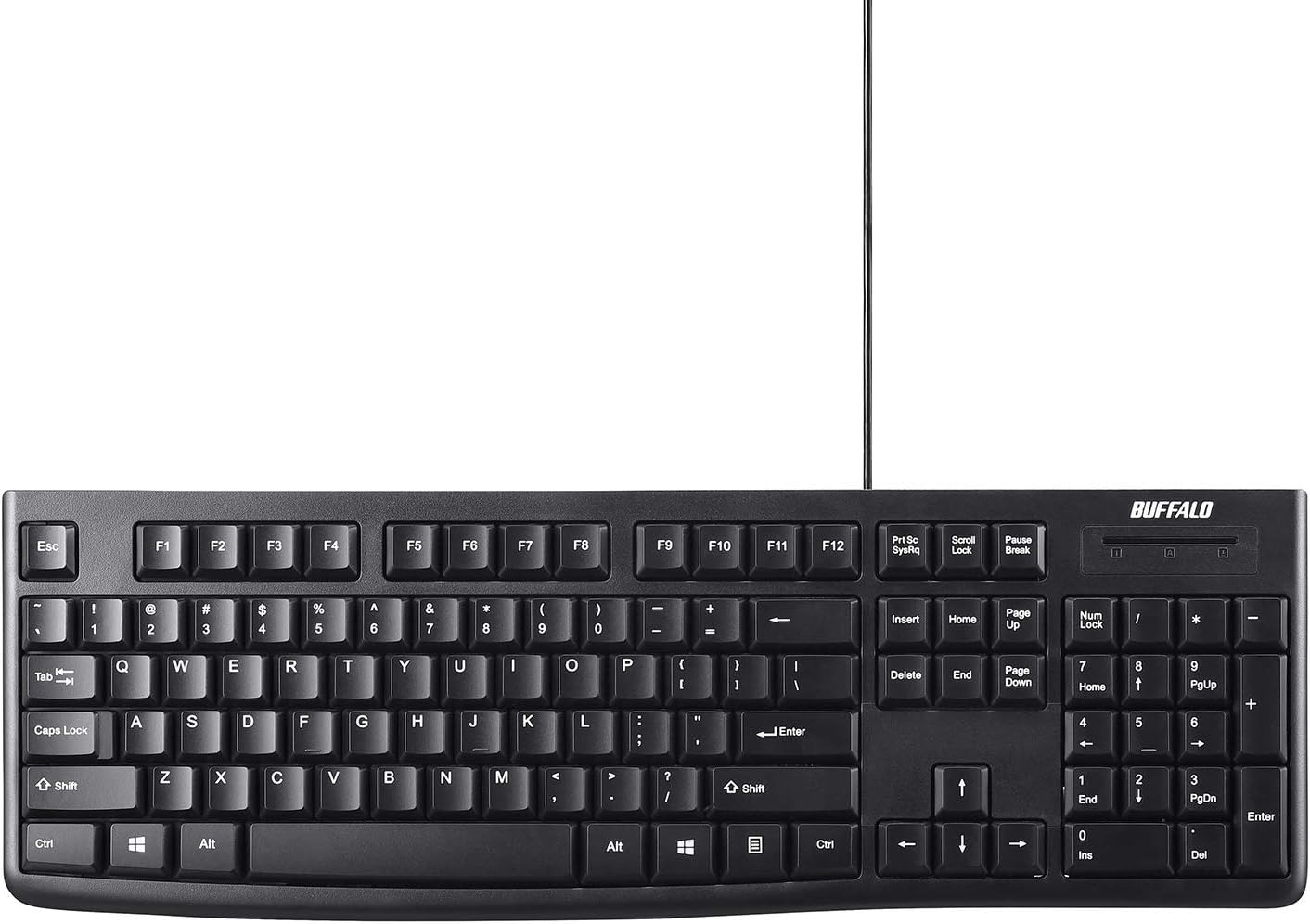 バッファロー(BUFFALO) メンブレンキーボード BSKBU108ENBK 2018