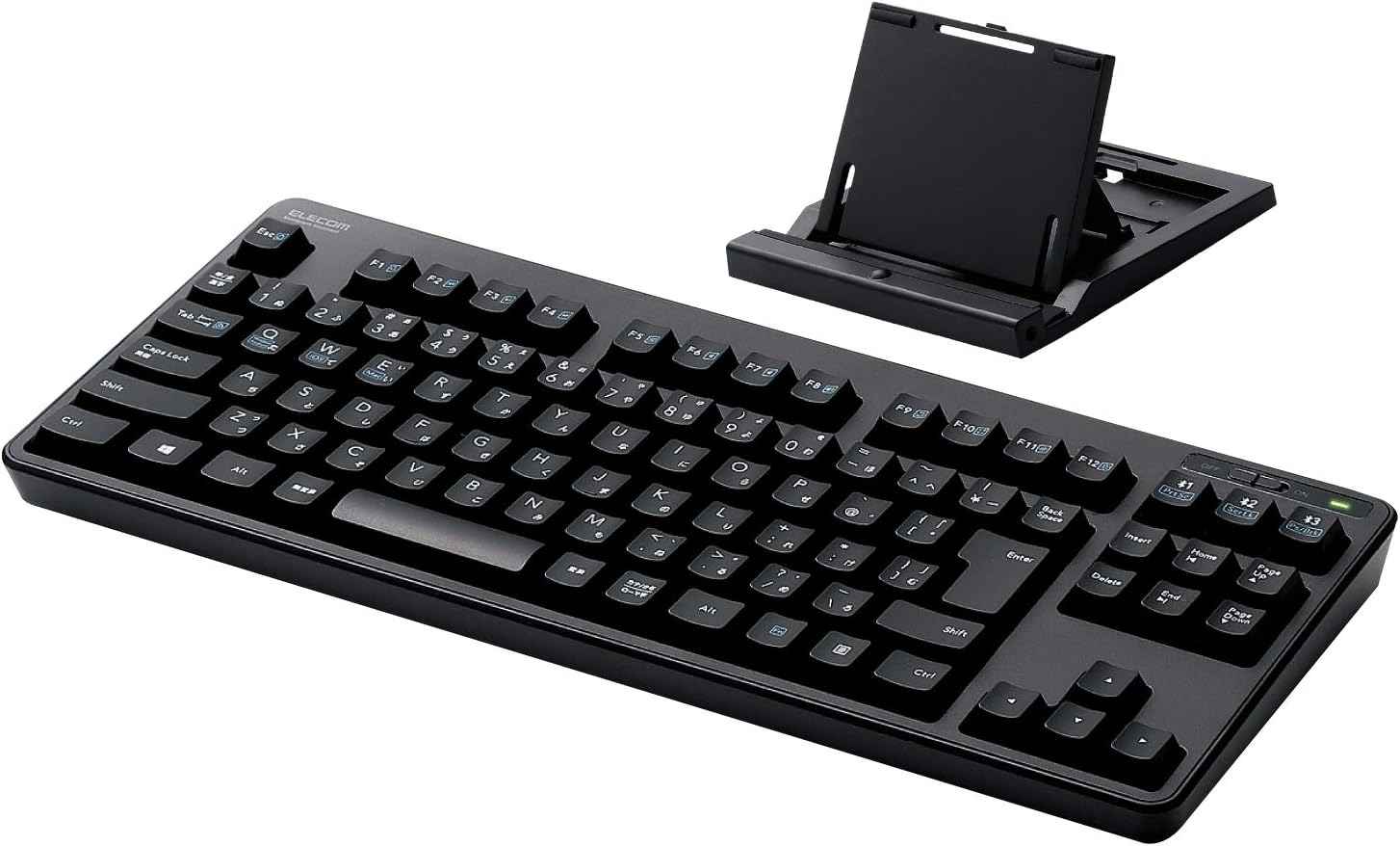 エレコム(ELECOM) Bluetooth 5.0メンブレンコンパクトキーボード TK-FBM111BK 2020