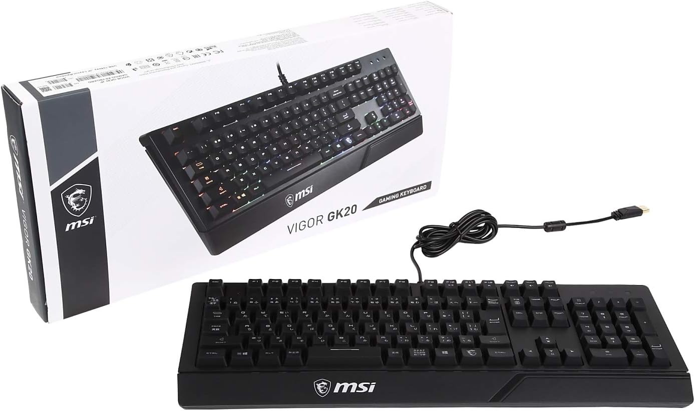 エムエスアイ(MSI) ゲーミングキーボード VIGOR GK20 2020