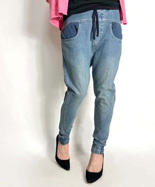 BEATJIVE サルエルテーパードパンツ