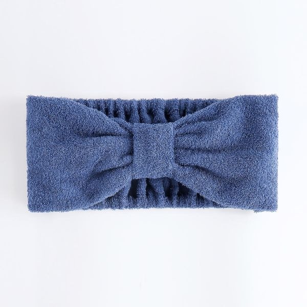 白鳩(SHIROHATO) ブルーミングフローラ 綿100％ スフレfineタオル ヘアバンド