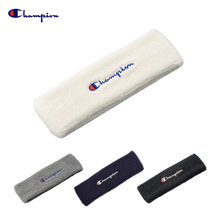 チャンピオン(Champion) ロゴ刺繍入りヘアバンド