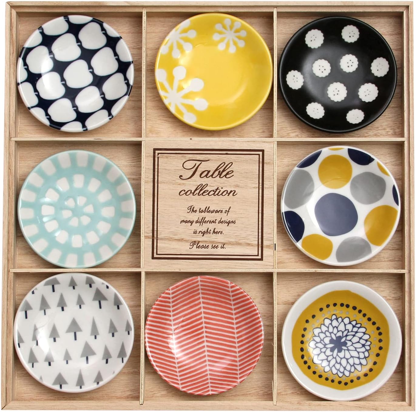 小倉陶器 北欧 小皿8枚セット 149125