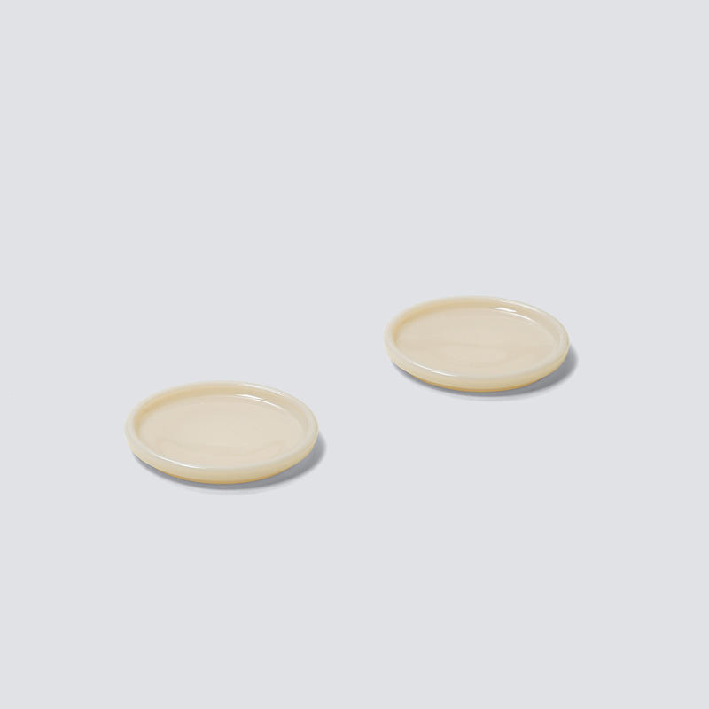 イデアコ(ideaco) ミルクガラス食器 プレートMilk Glass plate10 /2pcs