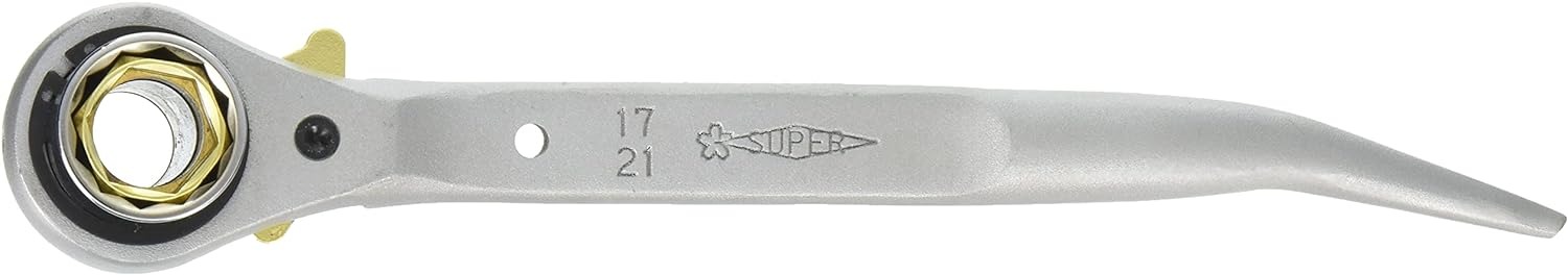 スーパーツール(Supertool) アルミ製4サイズ ラチェットレンチ ショートタイプ SRF3A