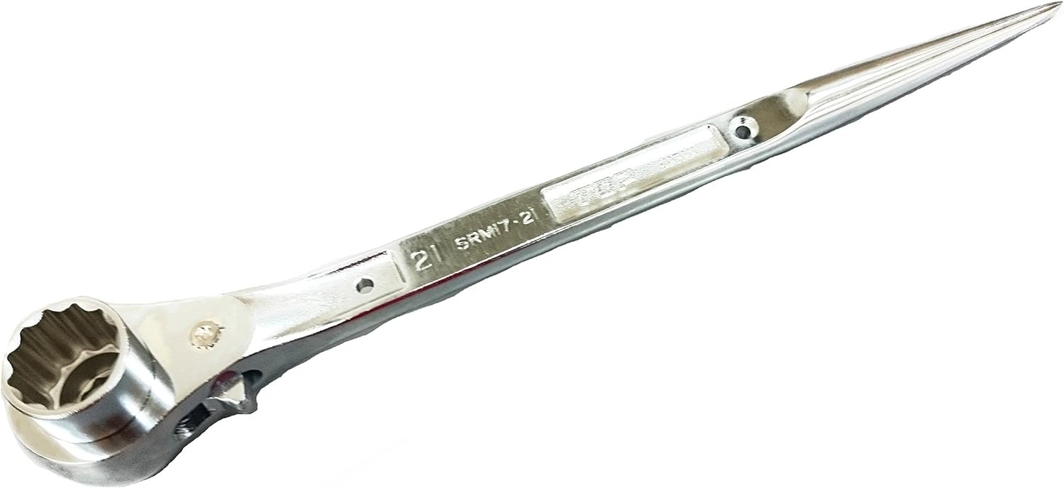 エスコ 17x21mm/310mm ラチェットレンチ EA602AJ-102