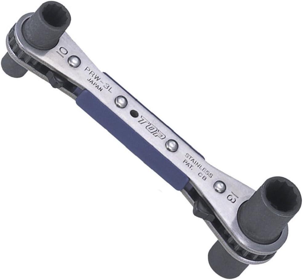 トップ工業(TOP) ラクラッチ ロング4サイズ板ラチェットレンチ PRW-3L