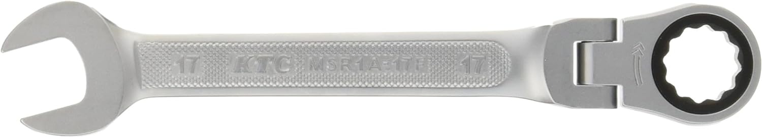 京都機械工具(KTC) ラチェットコンビネーションレンチ 首振りタイプ 17mm MSR1A-17F