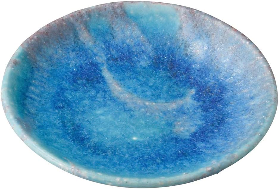 丸伊製陶 へちもん 露草 豆皿 MR-3-3442