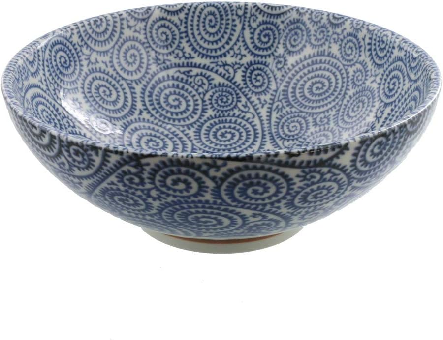 イーストテーブル(EAST table) 古染たこ唐草 麺鉢 大 sn-D1-4013-0