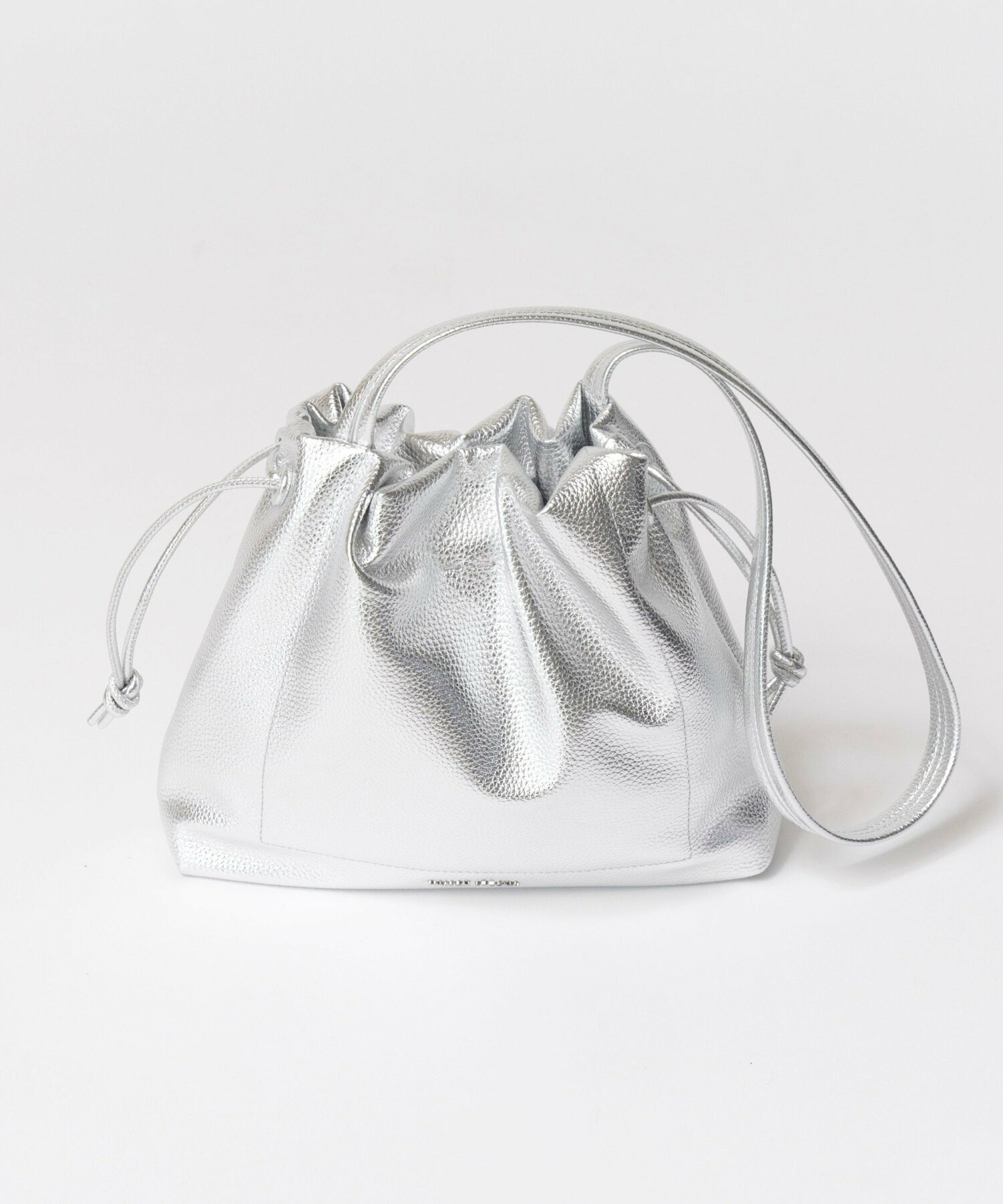 メゾンスペシャル(MAISON SPECIAL) 2way Shrink Vegan Leather Drawstring Bag