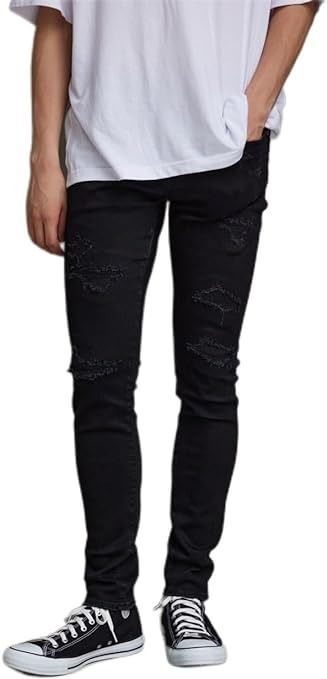 アズールバイマウジー(AZUL by moussy) AZUL DENIM リペアスキニー