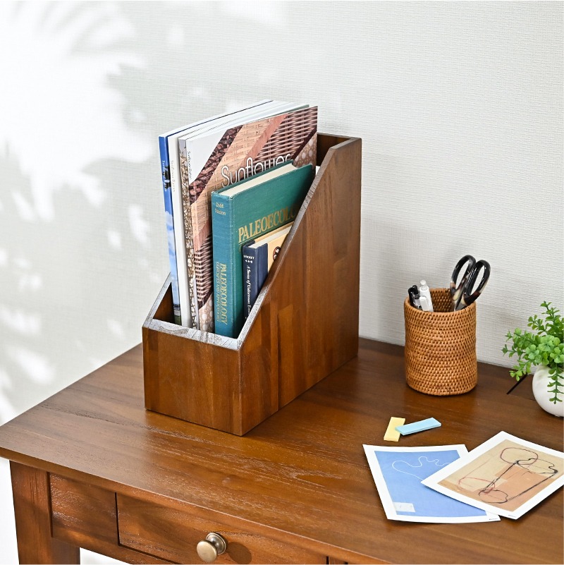 ランドマーク(Landmark) チーク無垢 木製 ファイルフォルダ