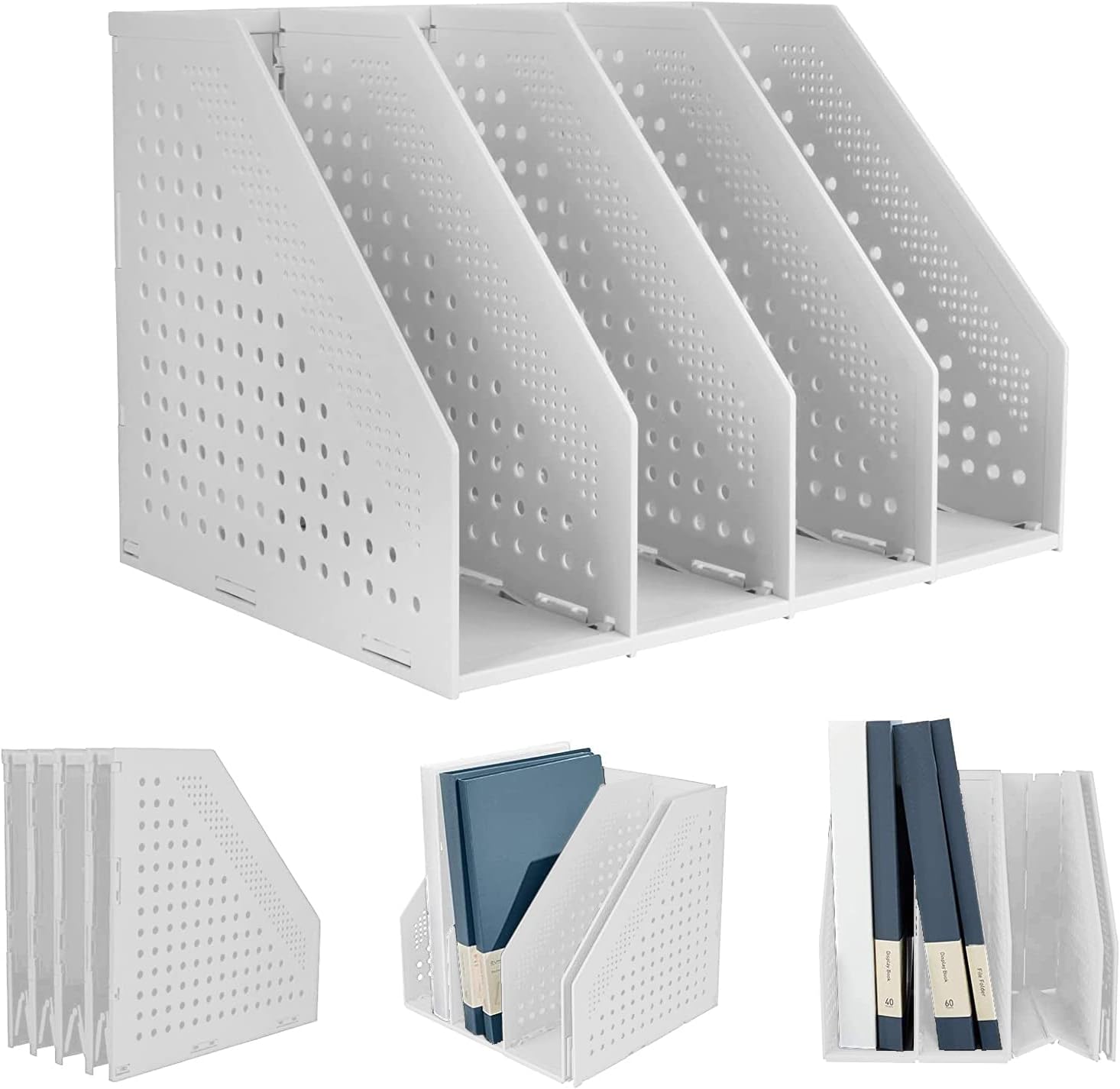 Deli A4ファイルボックス 折りたたみ式