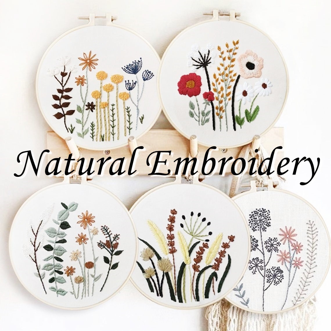 Sakura Chiffon 刺繍キット ナチュラルシリーズ5種類