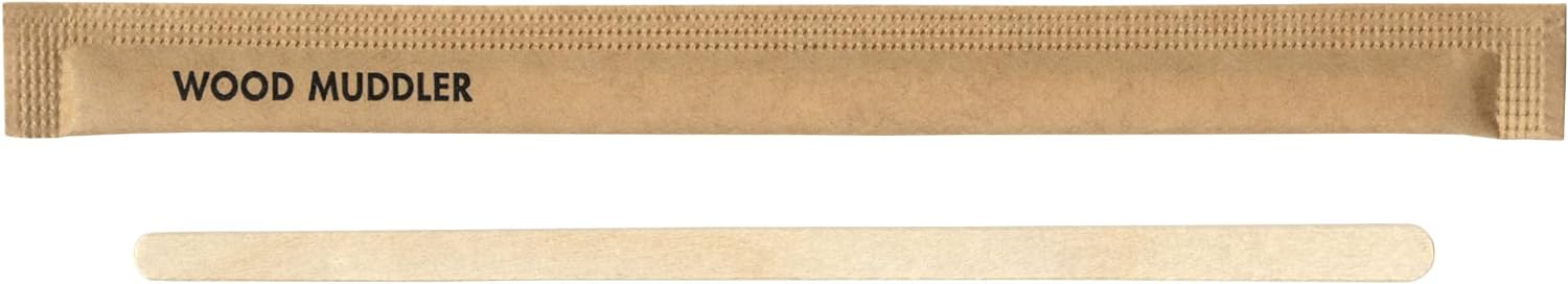 九州紙工 クラフト完封 ウッド マドラー 200本入り WM-005N