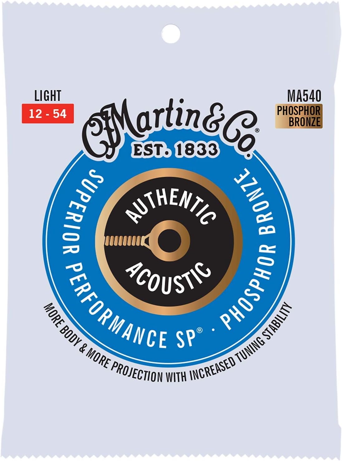 マーチン(Martin) AUTHENTIC ACOUSTIC SP 92/8 Phosphor Bronze MA540