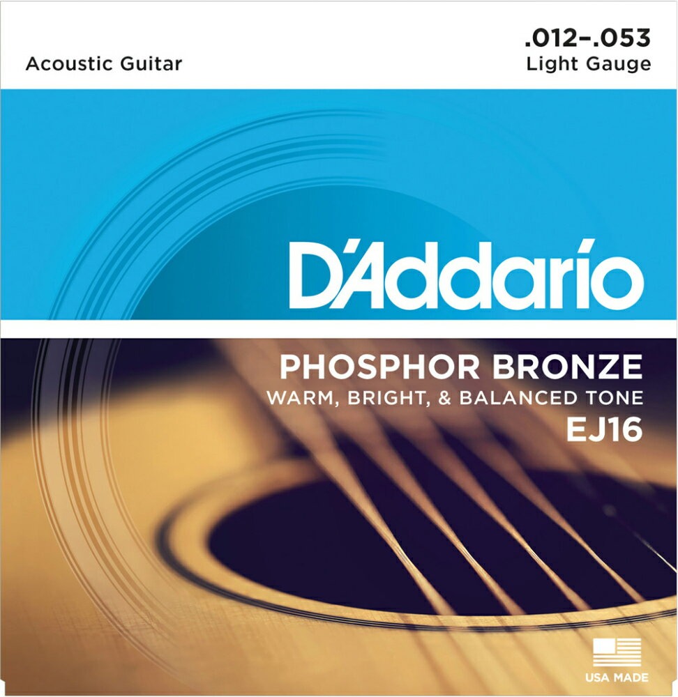 ダダリオ(daddario) PHOSPHOR BRONZE EJ16