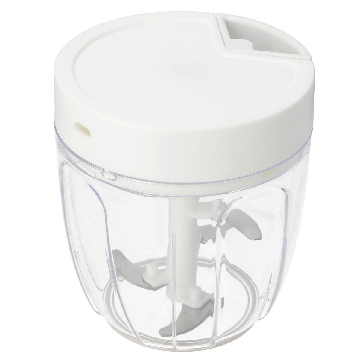 ニトリ(NITORI) 食洗機対応引っ張り式みじん切り器 泡立て ふた付 M KK01