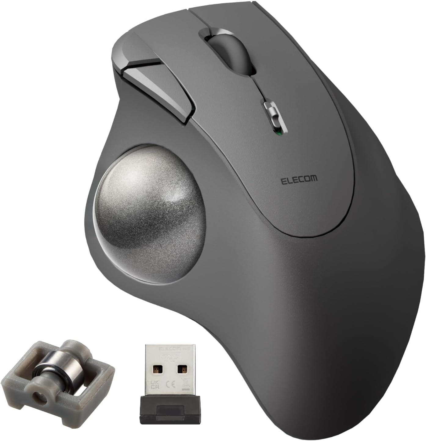 エレコム(ELECOM) 2.4GHz無線トラックボール IST5ボタン ベアリングモデル M-IT11DR 2023
