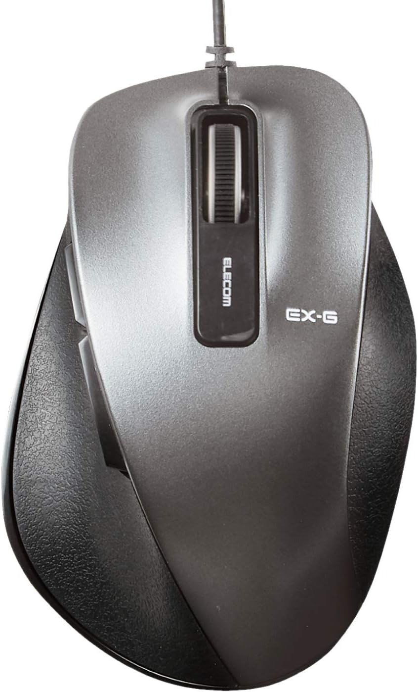 エレコム(ELECOM) EX-G 有線BlueLEDマウス Mサイズ M-XGM10UB 2020