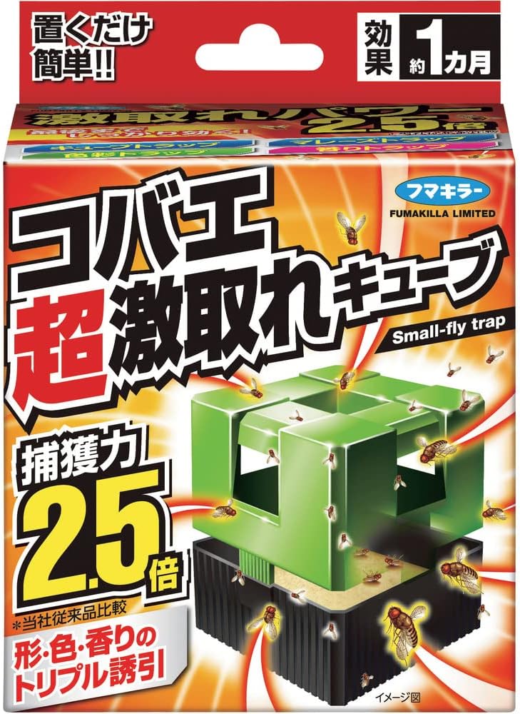フマキラー コバエ超激取れキューブ