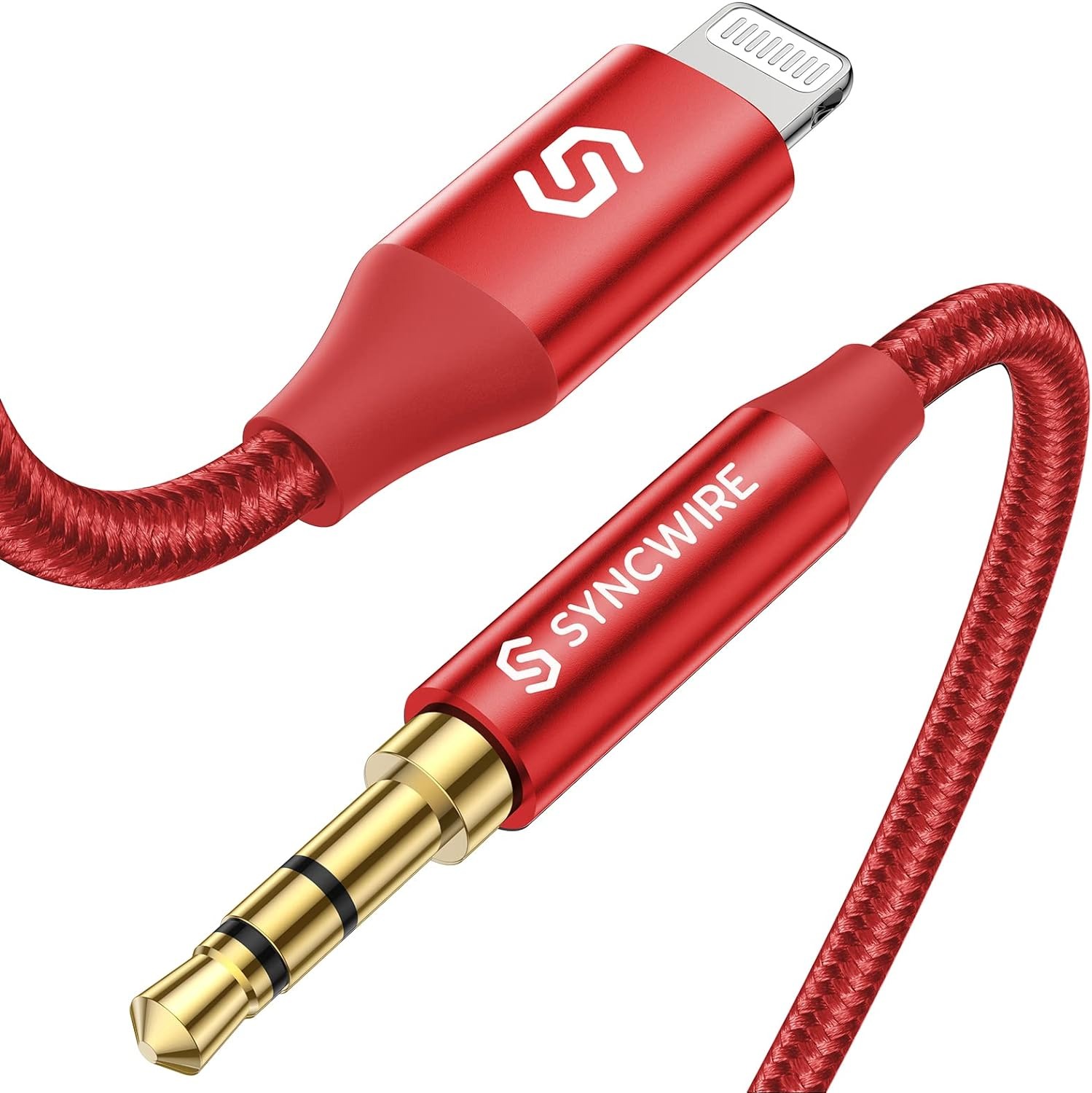 SYNCWIRE Lightning-3.5mm補助オーディオケーブル 2023