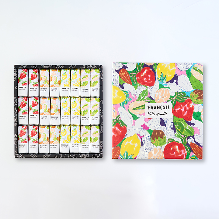 シュクレイ フランセ 果実をたのしむミルフィユ詰合せ24個入