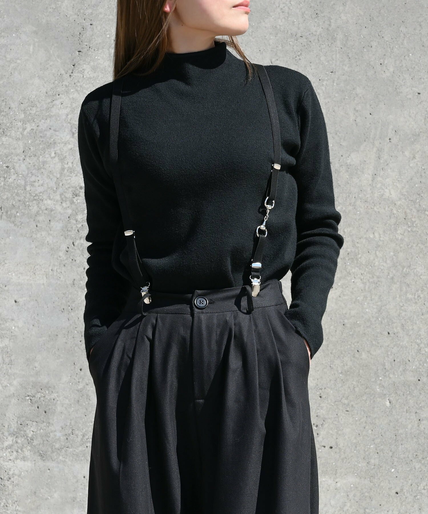 エディターズ ドロー(Editors Draw) An+u PVC×ホースビット サスペンダー