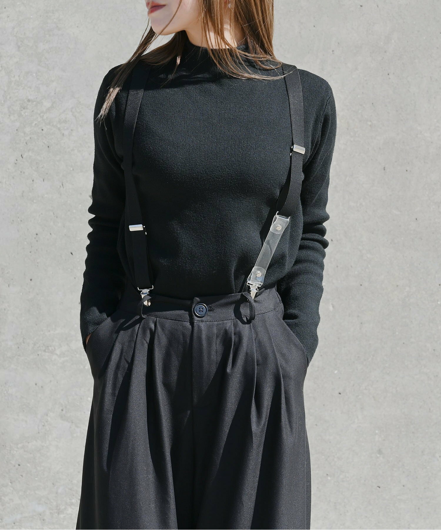 エディターズ ドロー(Editors Draw) An+u 25mm PVC サスペンダー