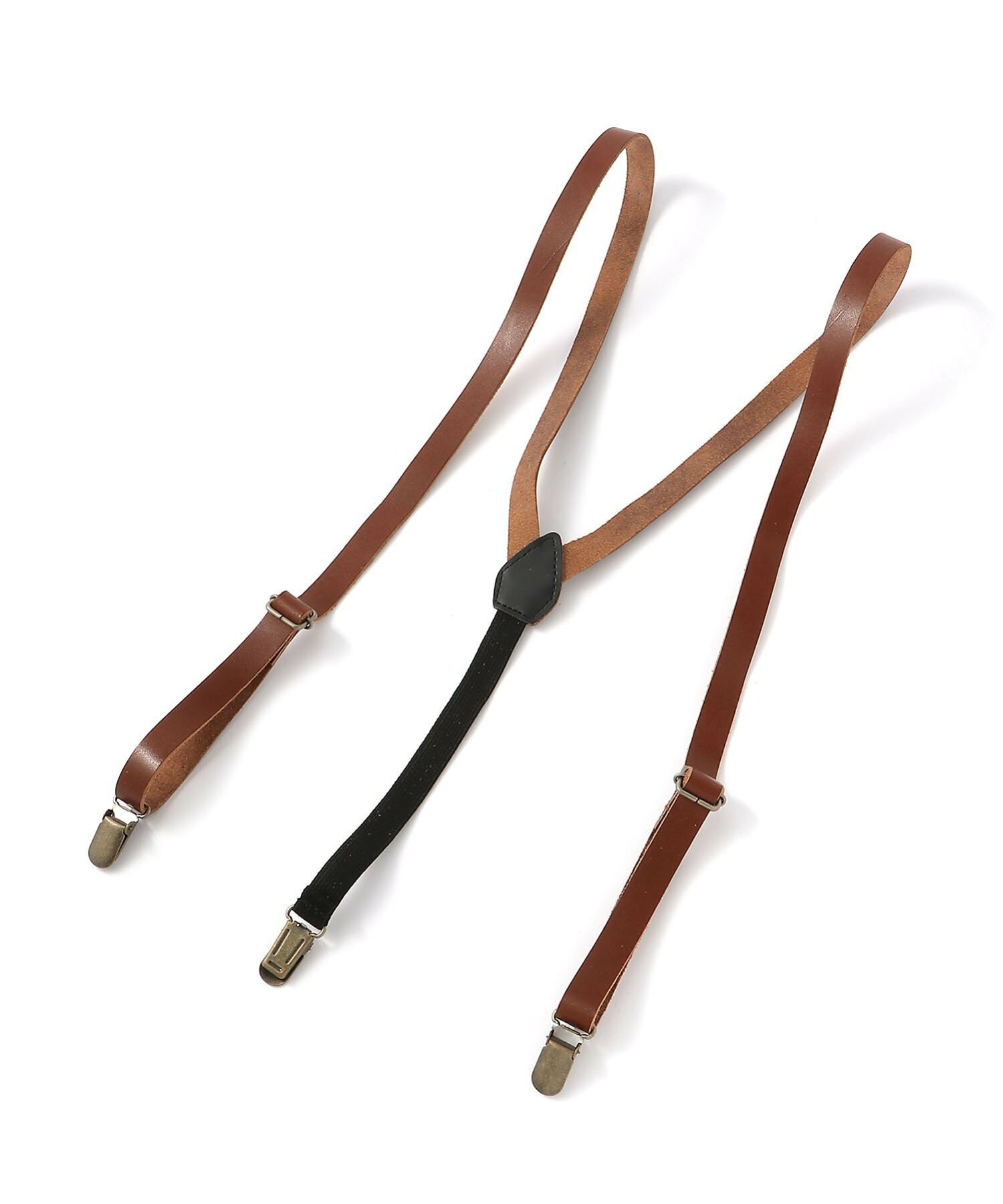 ユニバーサルオーバーオール(UNIVERSAL OVERALL) Leather Suspenders