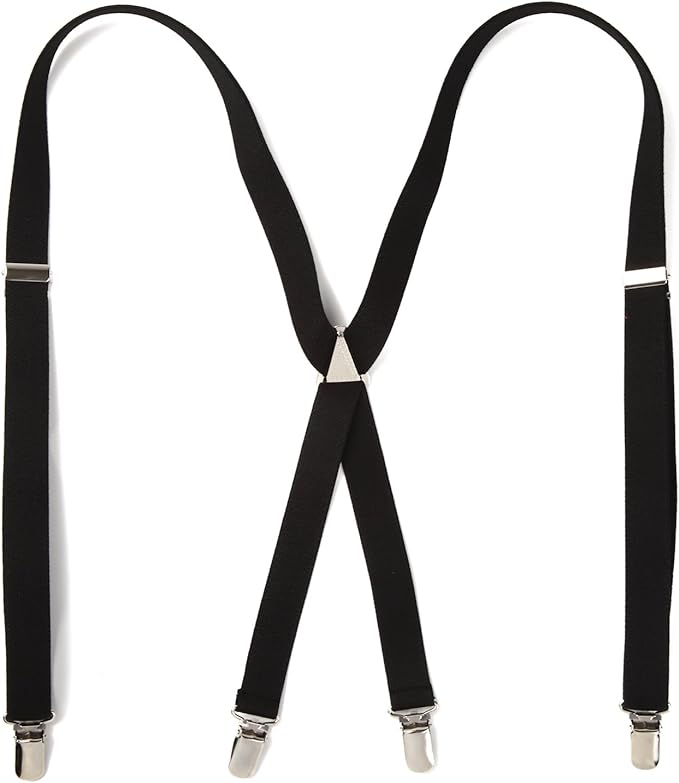 ピース工房 サスペンダー X型 無地 2cm幅
