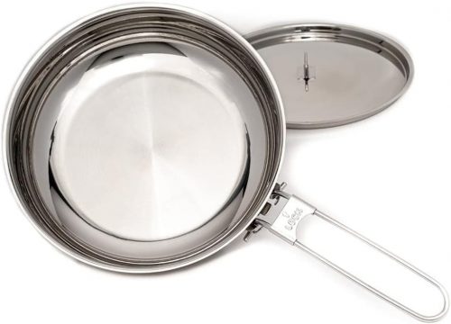 パスファインダー(PATHFINDER) フォールディング スキレット＆リッドセット