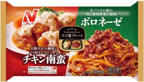 ニチレイフーズ 三ツ星プレート チキン南蛮&ボロネーゼ
