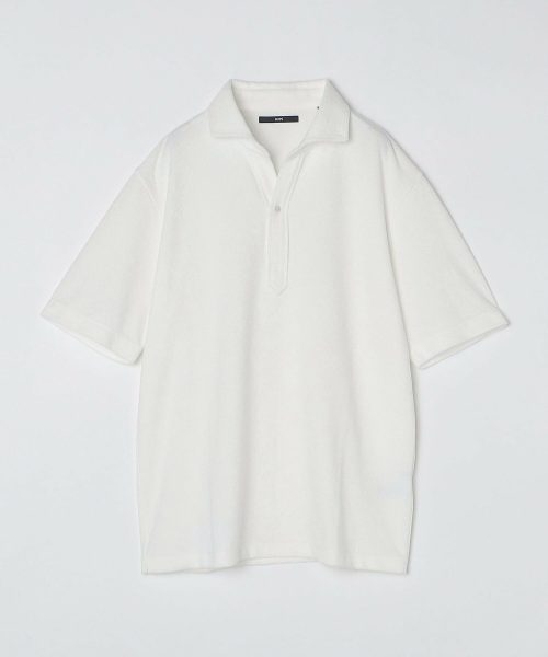 シップス(SHIPS) スキッパー パイル ポロシャツ